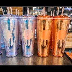 Starbucks Orange Dome Cup